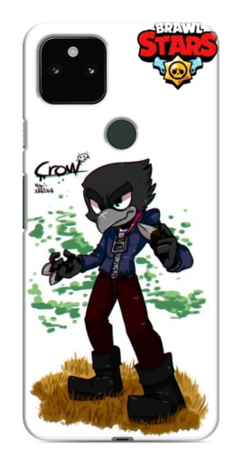 Чехол с принтом "Crow" для Google Pixel 5a 5G