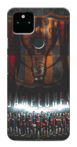 Чехол с печатью "FCB Campeones" для Google Pixel 5a 5G