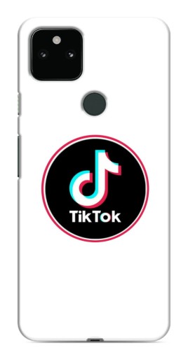 Чехол с картинкой "Лого Тик Ток" для Google Pixel 5a 5G
