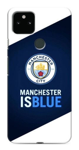 Чехол с печатью "Manchester is Blue" для Google Pixel 5a 5G