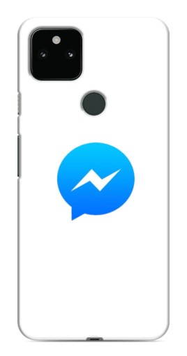 Силиконовый чехол с изображением "messenger logo" для Google Pixel 5a 5G