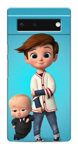 Чехол с печатью "Boss and Boy" для Google Pixel 6