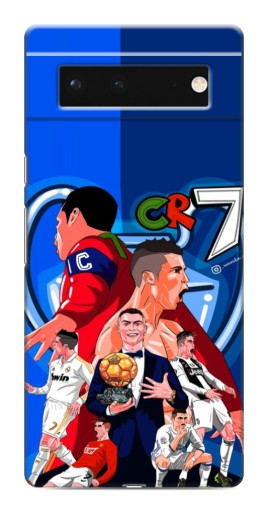 Чехол с печатью "CR7" для Google Pixel 6