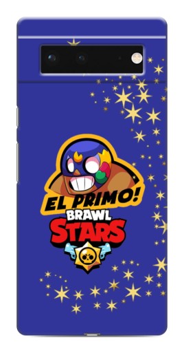 Силиконовый чехол с изображением "El Primo в маске" для Google Pixel 6