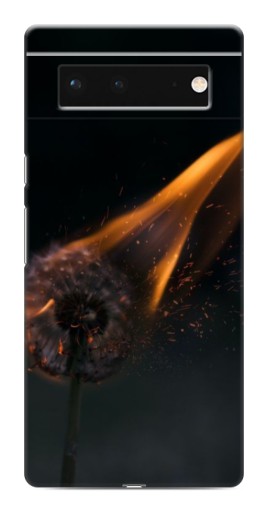 Чехол с принтом "Горящий одуванчик" для Google Pixel 6