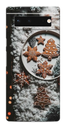 Силиконовый чехол с изображением "Имбирные пряники" для Google Pixel 6