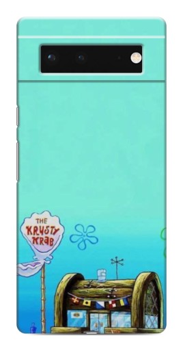 Чехол с принтом "Krusty Krab" для Google Pixel 6