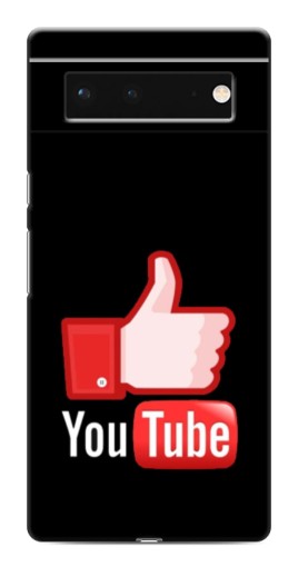 Силиконовый чехол с изображением "Лайк YouTube" для Google Pixel 6