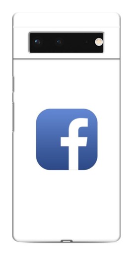 Чехол с принтом "Лого Фейсбук" для Google Pixel 6