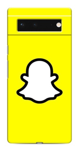 Чехол с картинкой "Лого Snapchat" для Google Pixel 6