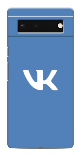Чехол с картинкой "Лого ВК" для Google Pixel 6