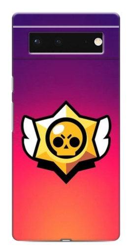 Чехол с принтом "Логотип Brawl Stars" для Google Pixel 6