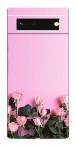 Чехол с принтом "Нежные розы" для Google Pixel 6
