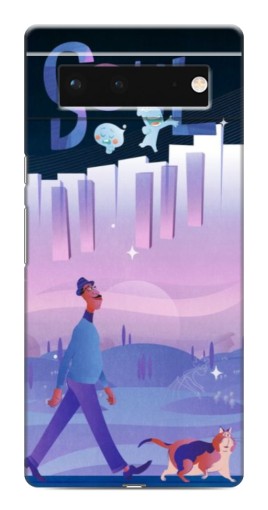 Силиконовый чехол с изображением "Постер к мультику" для Google Pixel 6