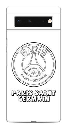 Чехол с картинкой "PSG логотип" для Google Pixel 6