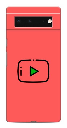 Чехол с картинкой "Рисованная кнопка" для Google Pixel 6