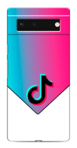 Чехол с картинкой "Tiktok Logo" для Google Pixel 6