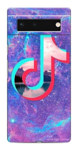 Чехол с принтом "ТикТок мраморный" для Google Pixel 6