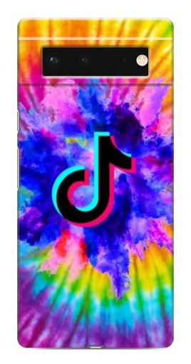 Чехол с картинкой "TikTok в красках" для Google Pixel 6