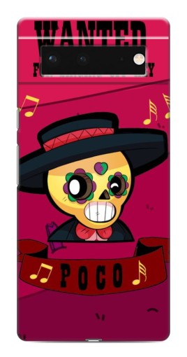 Чехол с картинкой "WANTED POCO" для Google Pixel 6