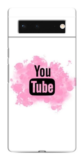 Чехол с картинкой "Ютуб в дыму" для Google Pixel 6