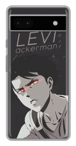 Чехол с картинкой "АОТ Леви" для Google Pixel 6a