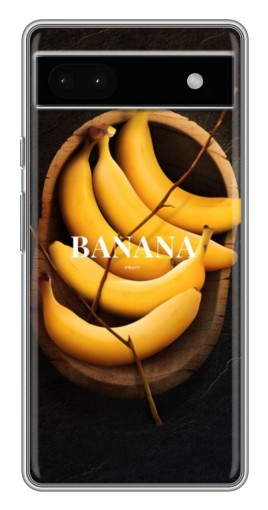 Силиконовый чехол с изображением "Banana" для Google Pixel 6a