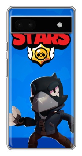 Силиконовый чехол с изображением "Боевой Crow" для Google Pixel 6a