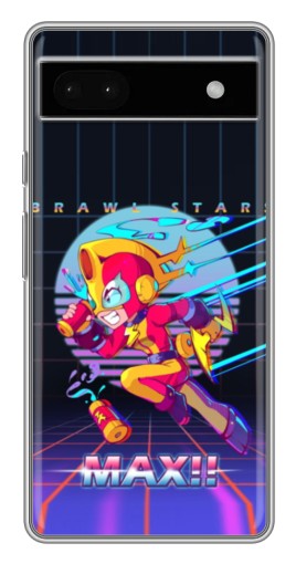 Чехол с печатью "Brawl MAX" для Google Pixel 6a