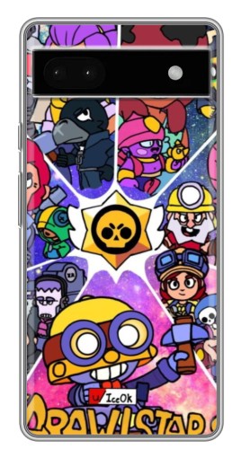 Чехол с картинкой "Brawl заставка" для Google Pixel 6a
