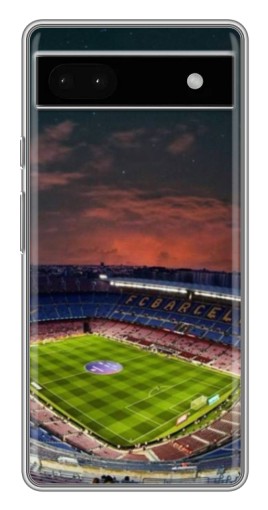 Силиконовый чехол с изображением "Камп Ноу" для Google Pixel 6a