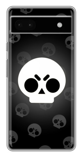 Чехол с принтом "Череп" для Google Pixel 6a