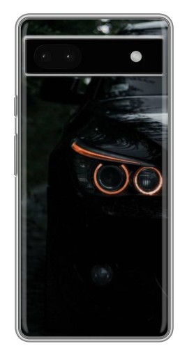 Чехол с печатью "Черный БМВ" для Google Pixel 6a