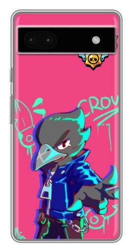 Чехол с печатью "Crow Asassin" для Google Pixel 6a