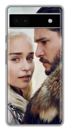Чехол с печатью "Дейнерис и Сноу" для Google Pixel 6a