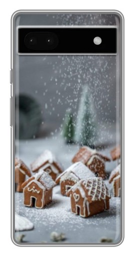 Чехол с печатью "Домики из пряников" для Google Pixel 6a