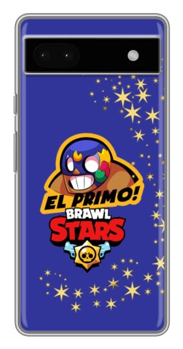 Силиконовый чехол с изображением "El Primo в маске" для Google Pixel 6a