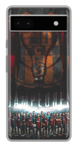 Силиконовый чехол с изображением "FCB Campeones" для Google Pixel 6a