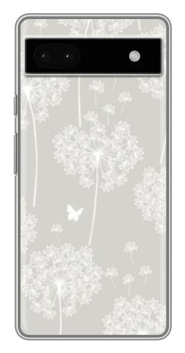 Чехол с печатью "Фон одуванчиков " для Google Pixel 6a