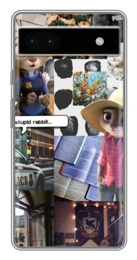 Чехол с печатью "Коллаж Джуди" для Google Pixel 6a