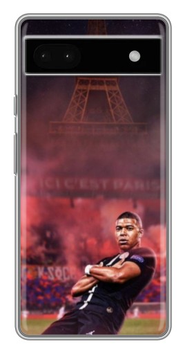 Силиконовый чехол с изображением "Король ПСЖ Мбаппе" для Google Pixel 6a