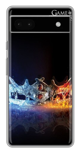 Силиконовый чехол с изображением "Корона" для Google Pixel 6a