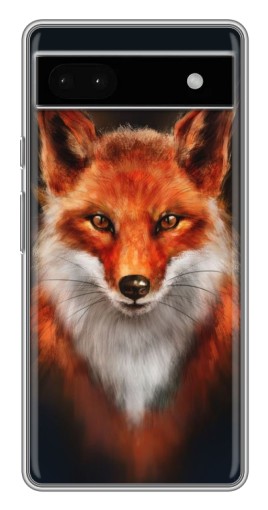 Чехол с печатью "Красивая лиса" для Google Pixel 6a