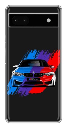 Чехол с печатью "Красочный BMW" для Google Pixel 6a