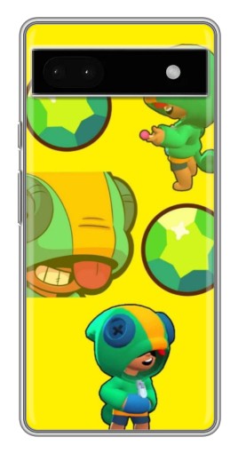 Чехол с картинкой "Кристалл и Леон" для Google Pixel 6a