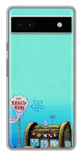 Чехол с картинкой "Krusty Krab" для Google Pixel 6a