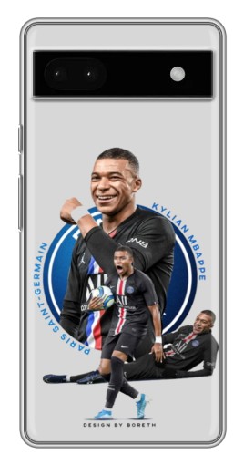 Чехол с картинкой "Kylian Mbappe" для Google Pixel 6a