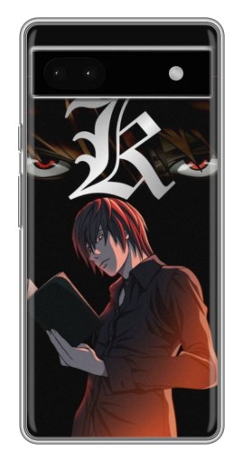 Чехол с принтом "Лайт Ягами Death Note" для Google Pixel 6a