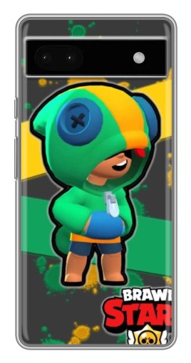 Чехол с печатью "Leon Brawl Stars" для Google Pixel 6a