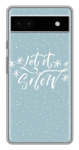 Чехол с принтом "Let it Snow" для Google Pixel 6a